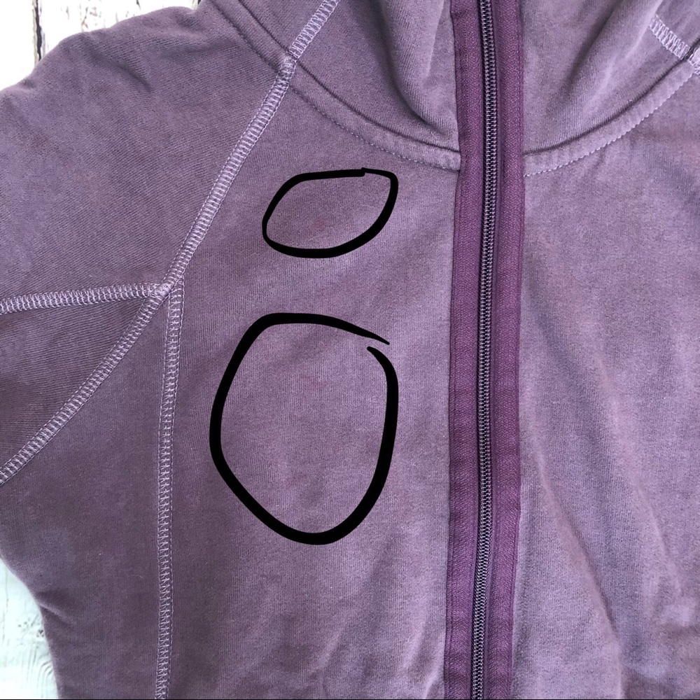 Horny Toad Purple Full Zip Sweatshirt - Picture 7 of 8
